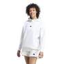 Female Adidas Z.N.E. Overhead Hoodie, White, A701_ONE, thumbnail image number 12