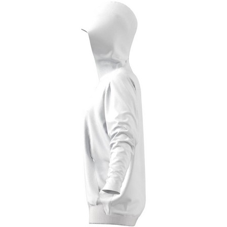 Female Adidas Z.N.E. Overhead Hoodie, White, A701_ONE, large image number 15