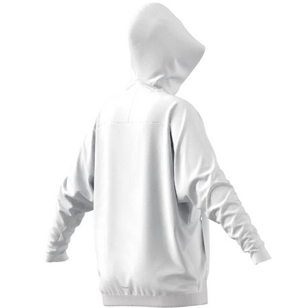 Female Adidas Z.N.E. Overhead Hoodie, White, A701_ONE, large image number 16