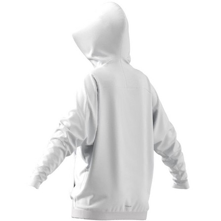Female Adidas Z.N.E. Overhead Hoodie, White, A701_ONE, large image number 18