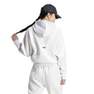Female Adidas Z.N.E. Full-Zip Hoodie, White, A701_ONE, thumbnail image number 5