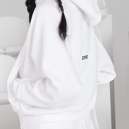 Female Adidas Z.N.E. Full-Zip Hoodie, White, A701_ONE, large image number 18