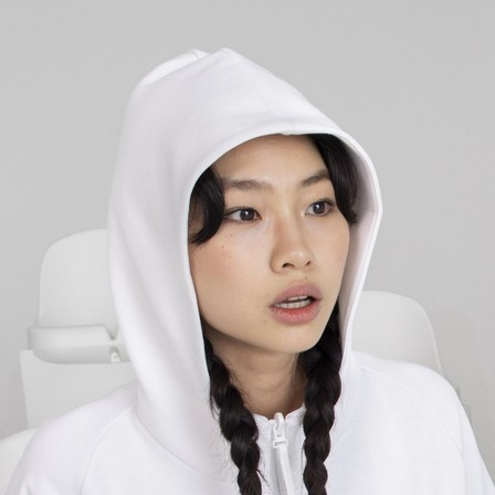 Female Adidas Z.N.E. Full-Zip Hoodie, White, A701_ONE, large image number 19