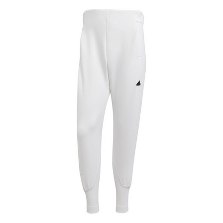 Female Z.N.E. Tracksuit Bottoms, White, A701_ONE, large image number 3
