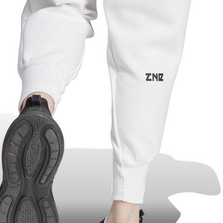 Female Z.N.E. Tracksuit Bottoms, White, A701_ONE, large image number 5
