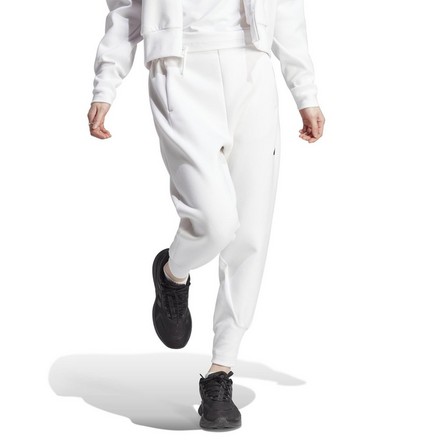 Female Z.N.E. Tracksuit Bottoms, White, A701_ONE, large image number 16