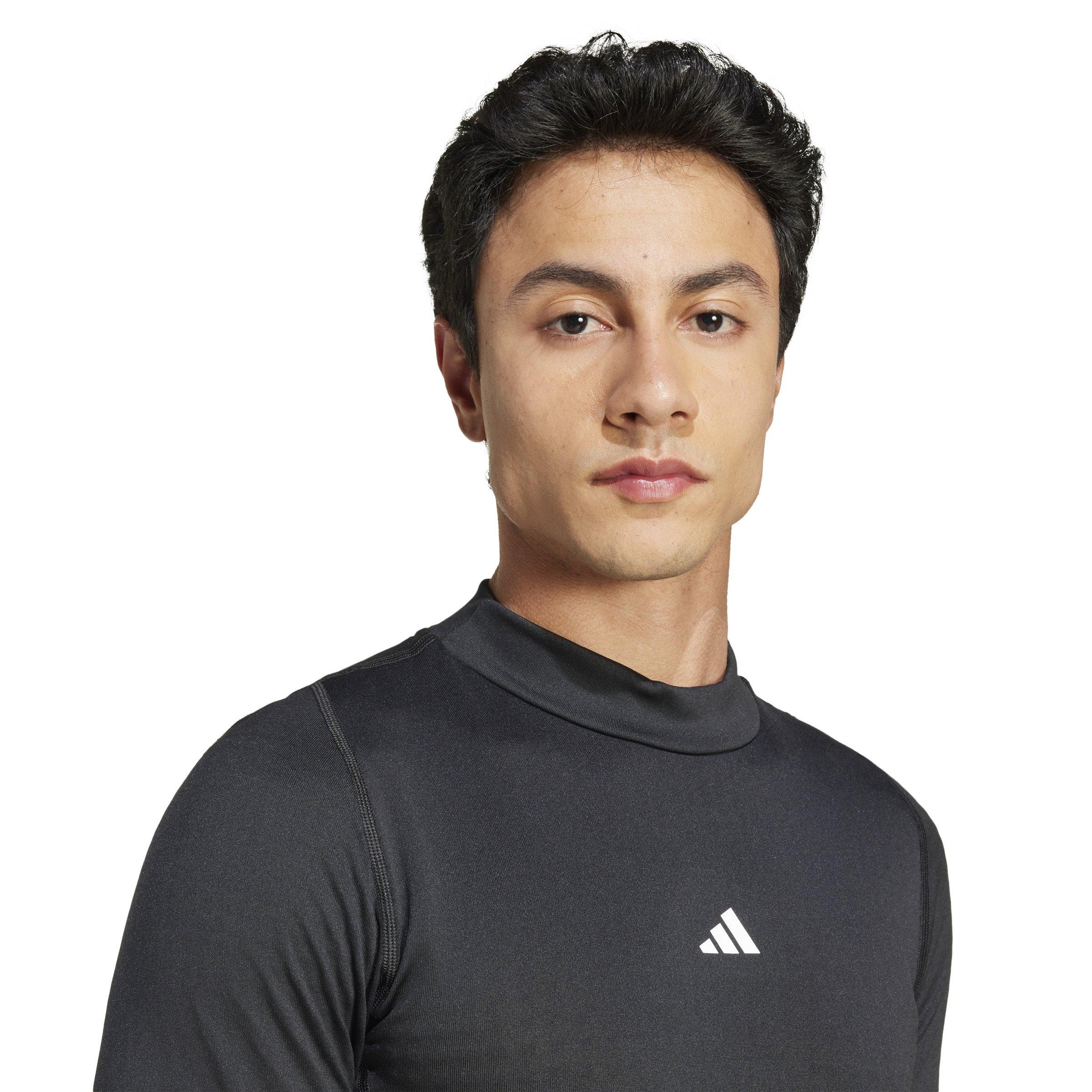 Men Techfit Cold.Rdy Training Long Sleeve Long-Sleeve Top, Black, A701_ONE, large image number 3