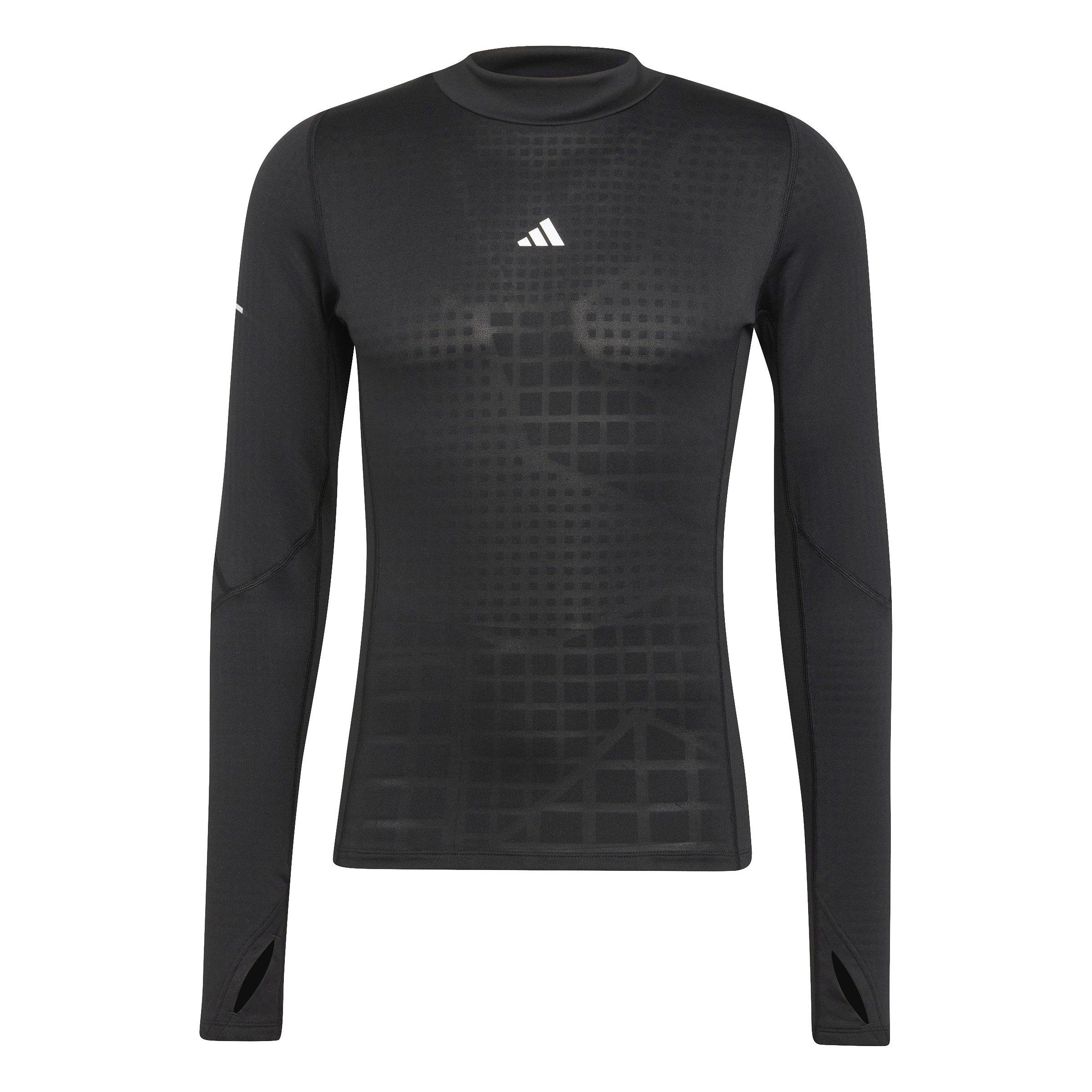 Men Techfit Cold.Rdy Training Long Sleeve Long-Sleeve Top, Black, A701_ONE, large image number 6