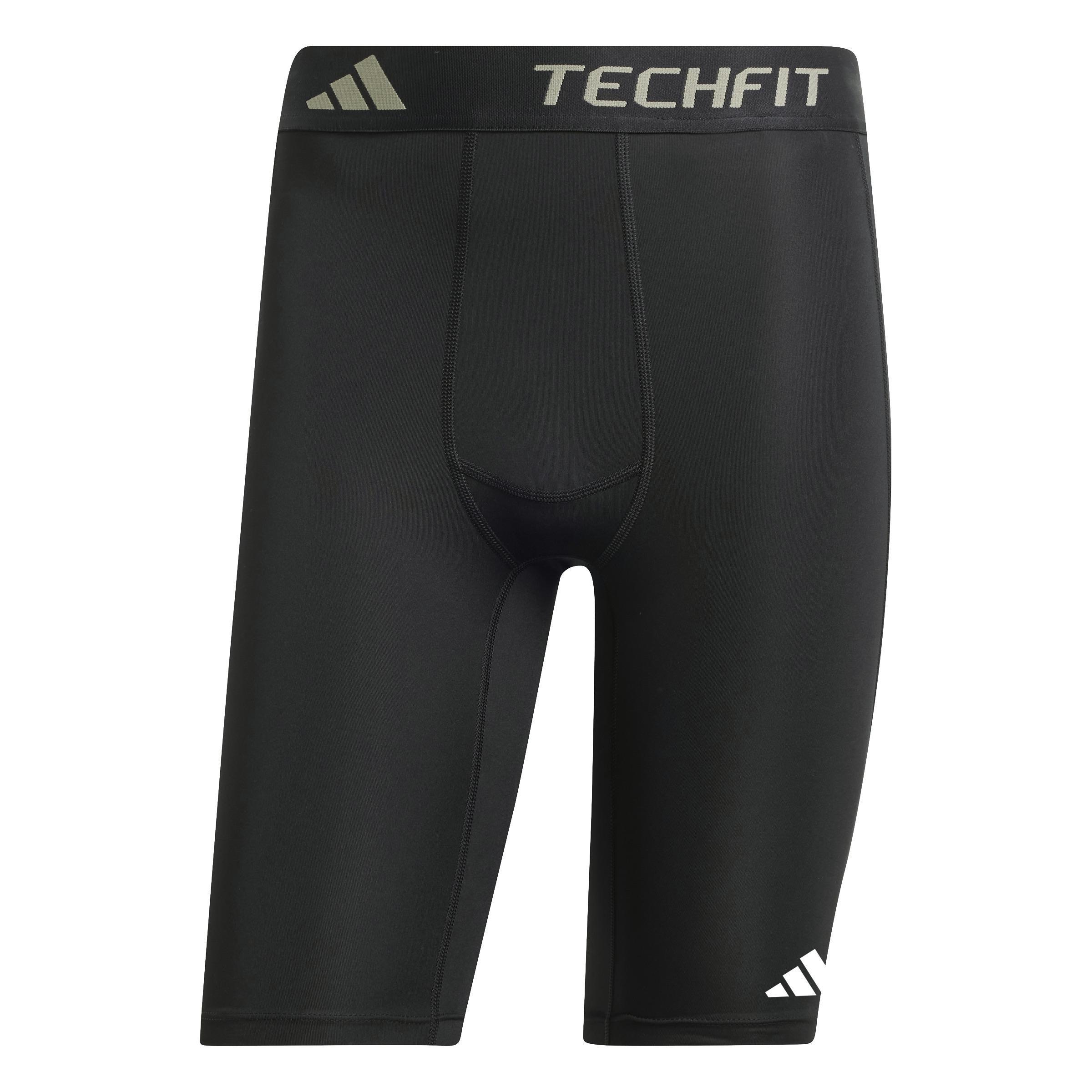 TECHFIT Compression Training Short Tights, Black, , large image number 0