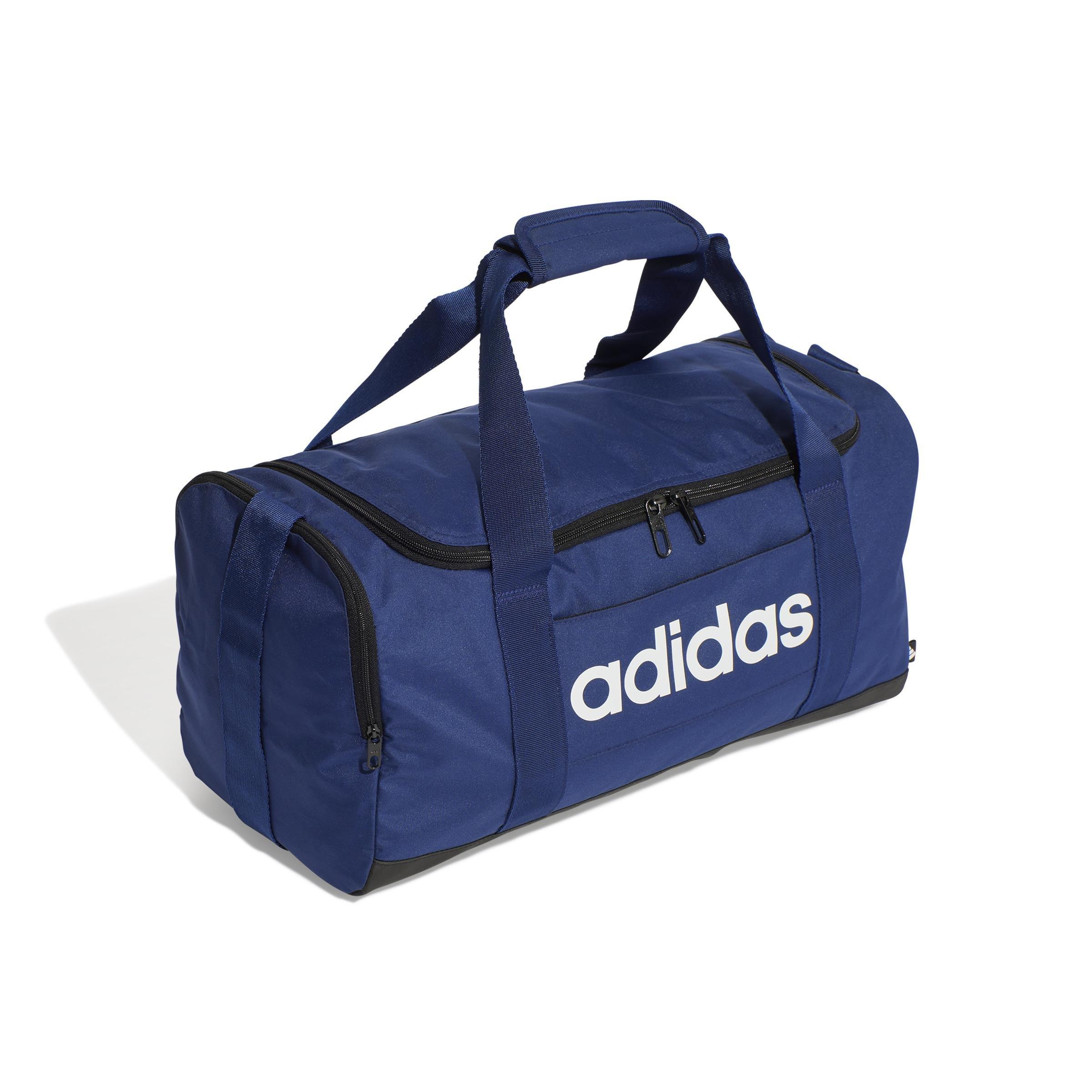 Unisex Linear Duffel Bag Small, Blue, A701_ONE, medium