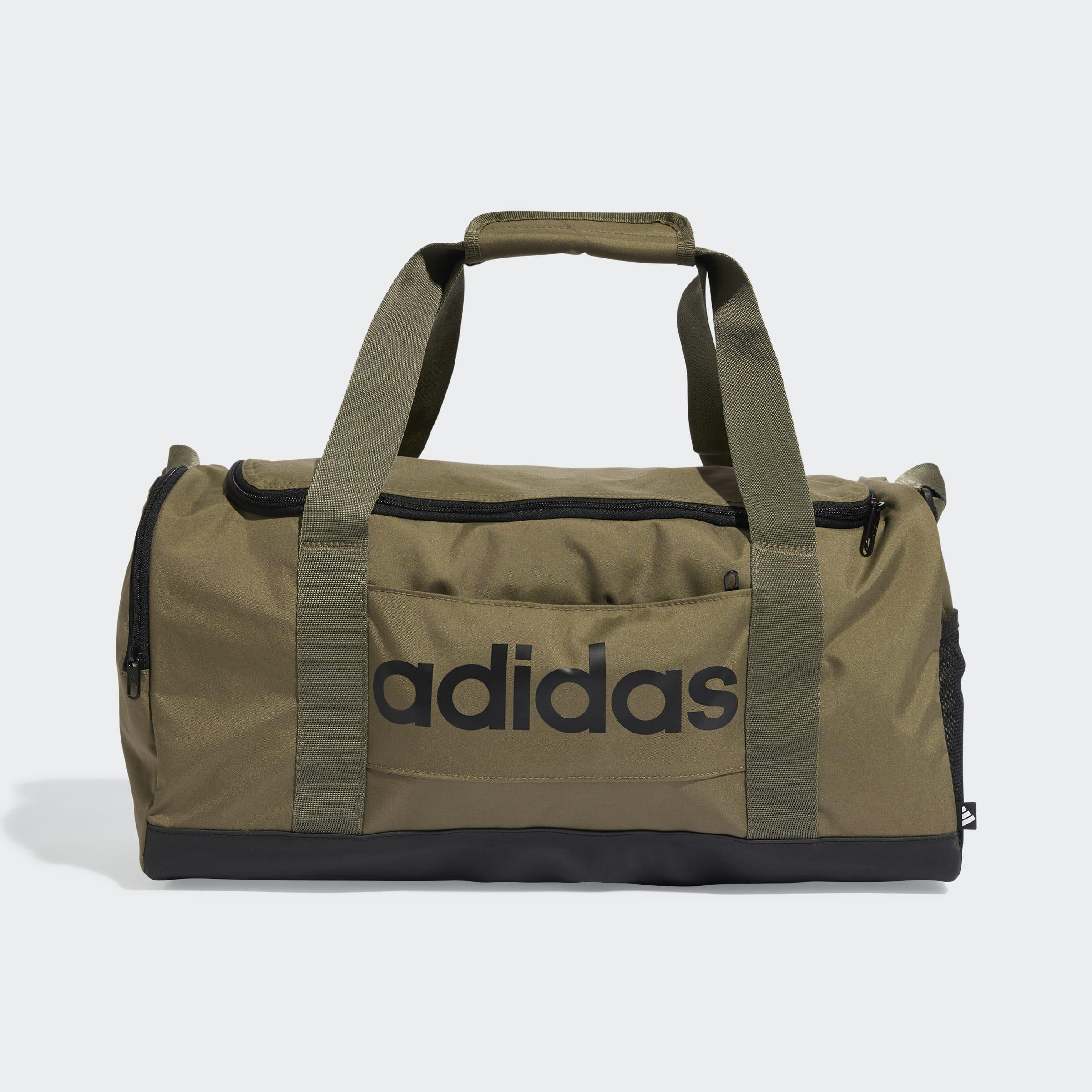 Unisex Linear Duffel Bag Small, Green, A701_ONE, large image number 2