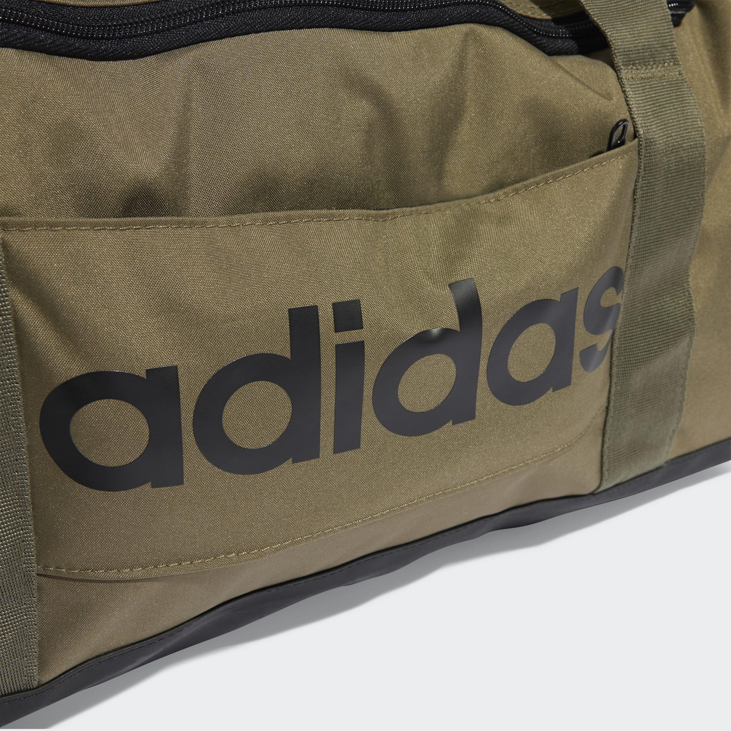 Unisex Linear Duffel Bag Small, Green, A701_ONE, large image number 4