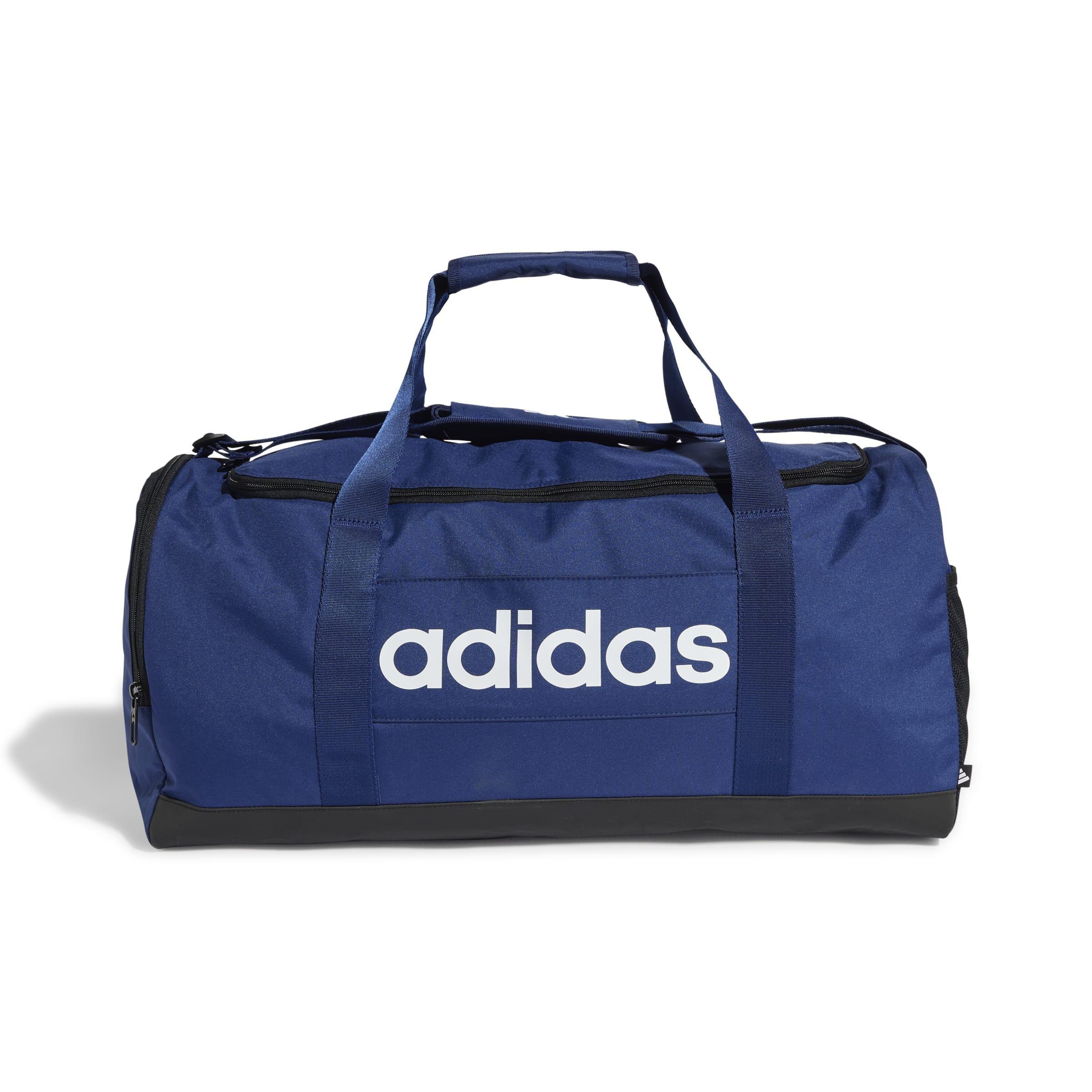 Unisex Linear Duffel Medium, Blue, A701_ONE, medium