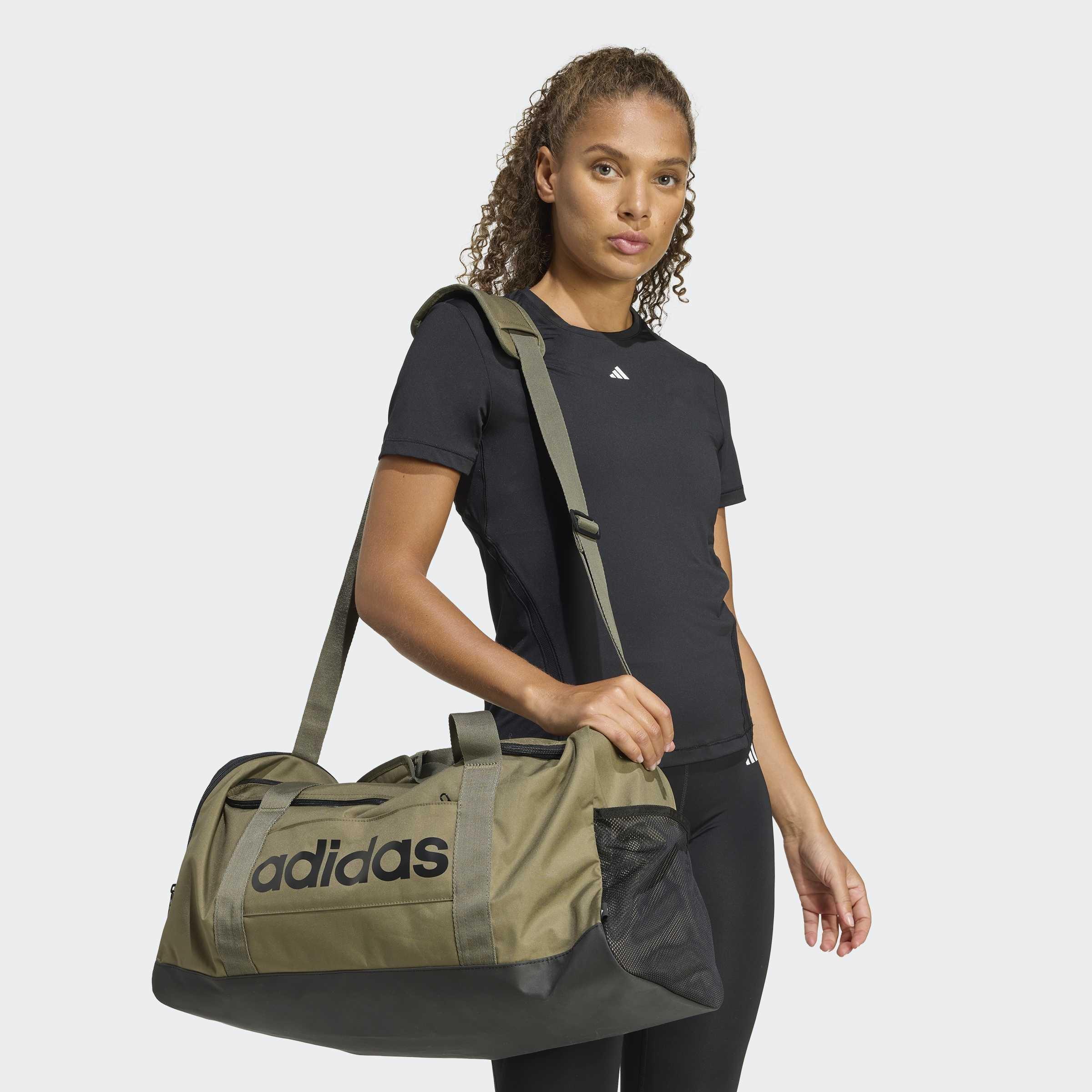 Unisex Linear Duffel Medium, Green, A701_ONE, large image number 7