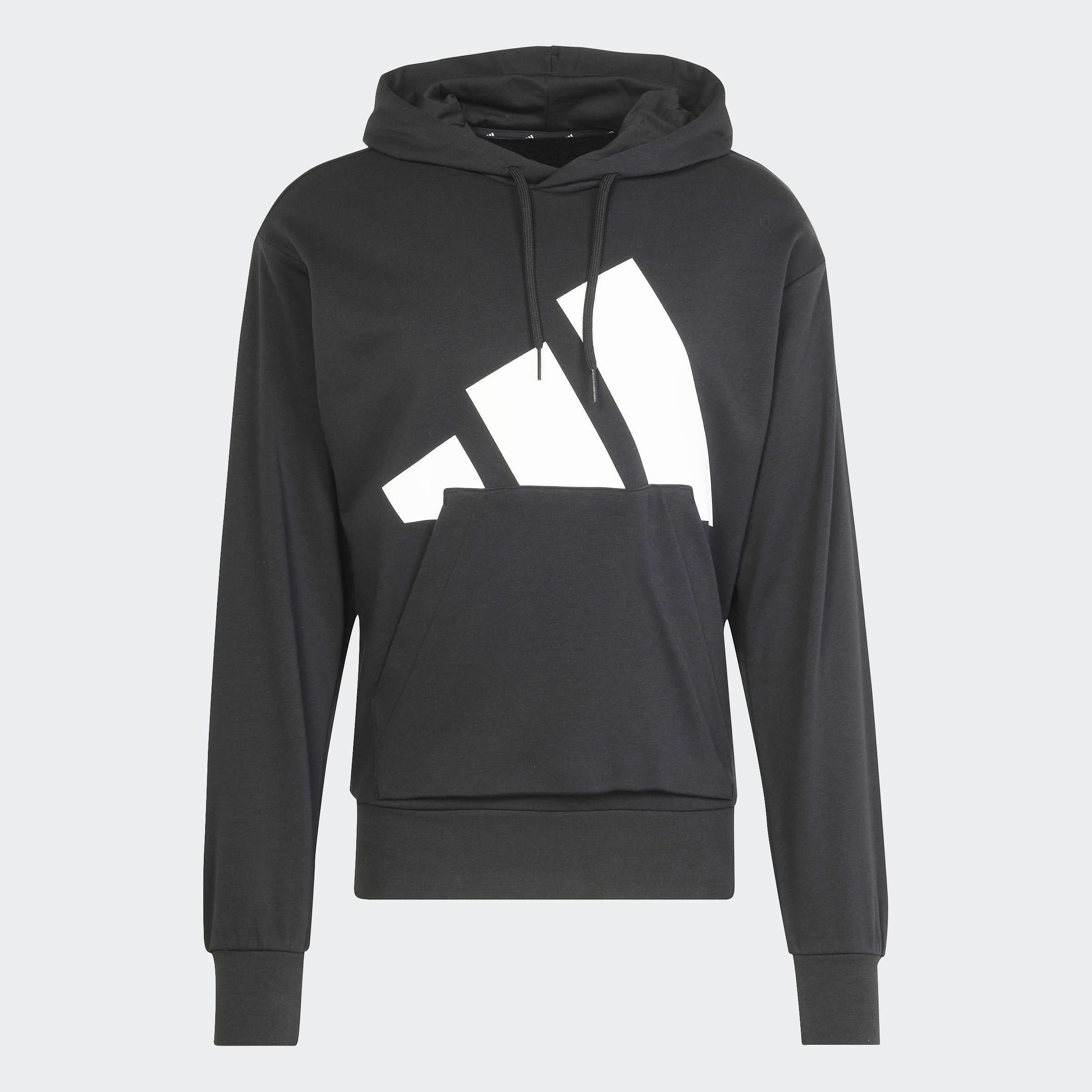 Essentials Big Logo French Terry Hoodie, Black