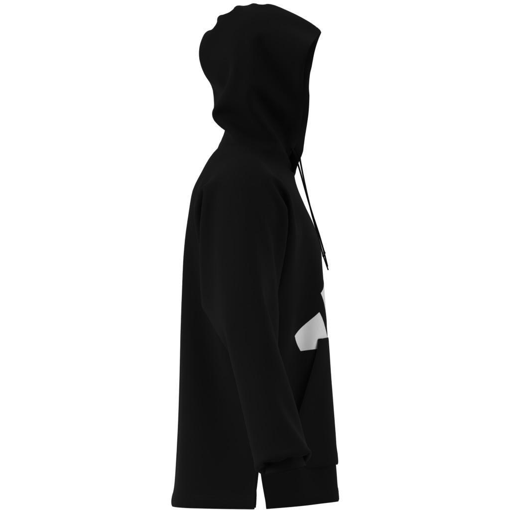 Essentials Big Logo Single Jersey Hoodie, Black, , large image number 5