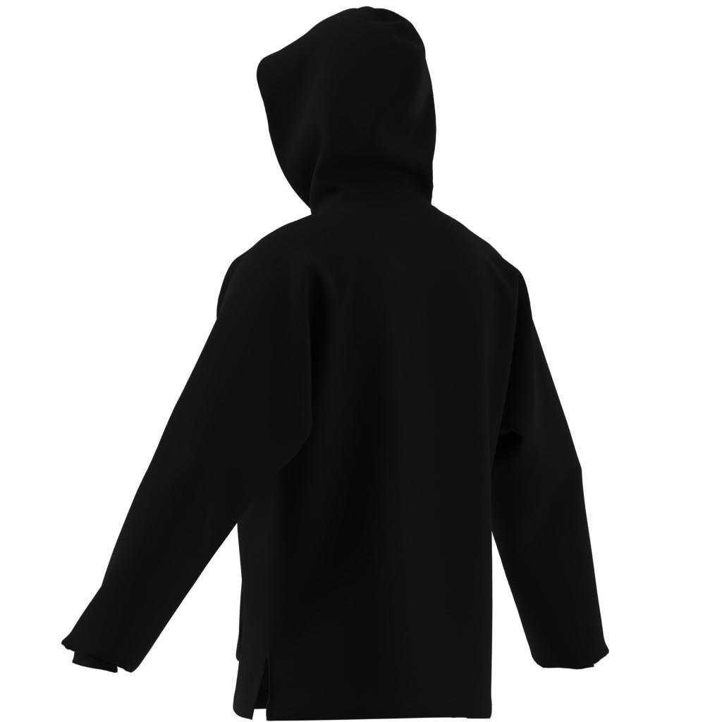 Essentials Big Logo Single Jersey Hoodie, Black, , large image number 7