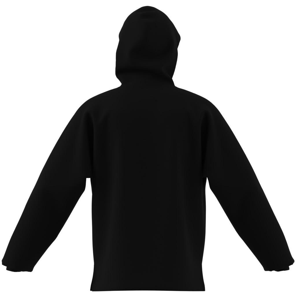 Essentials Big Logo Single Jersey Hoodie, Black, , large image number 8