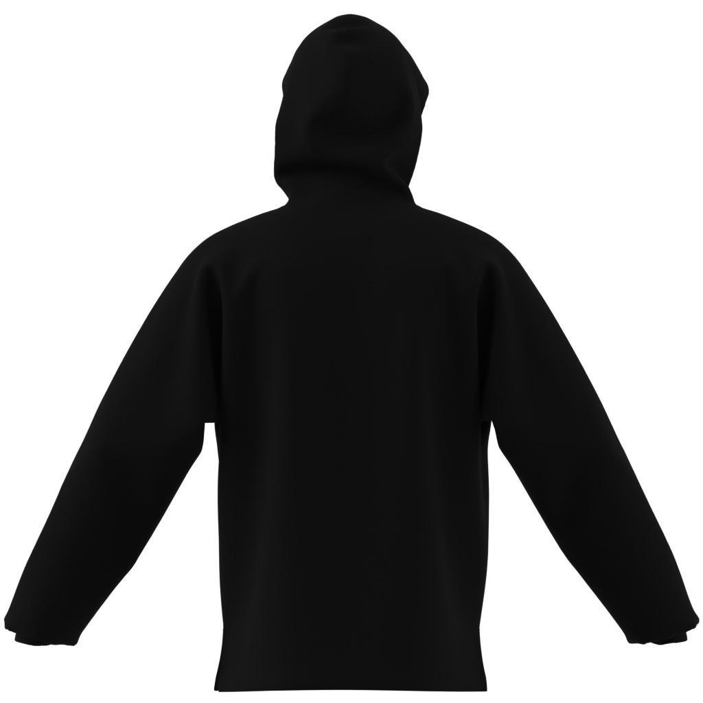 Essentials Big Logo Single Jersey Hoodie, Black, A701_ONE, large image number 8