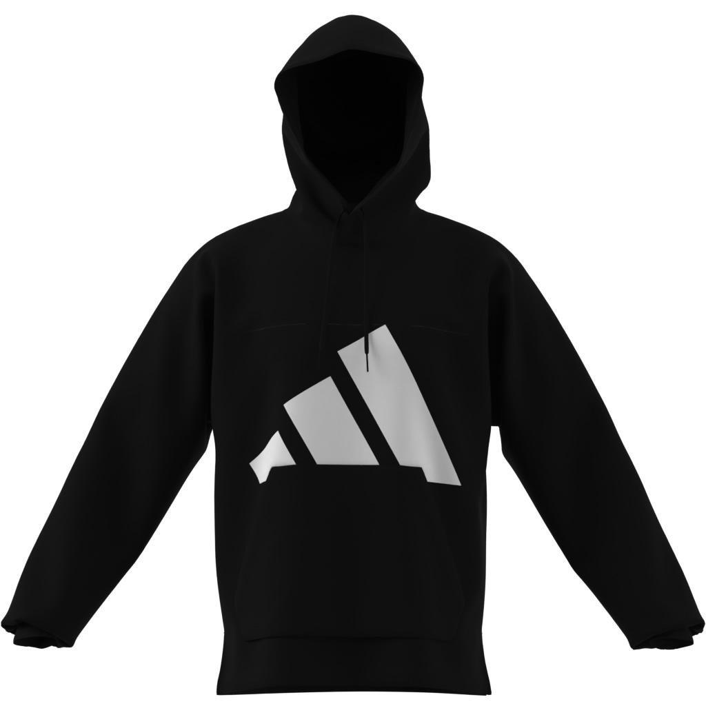 Essentials Big Logo Single Jersey Hoodie, Black, , large image number 13