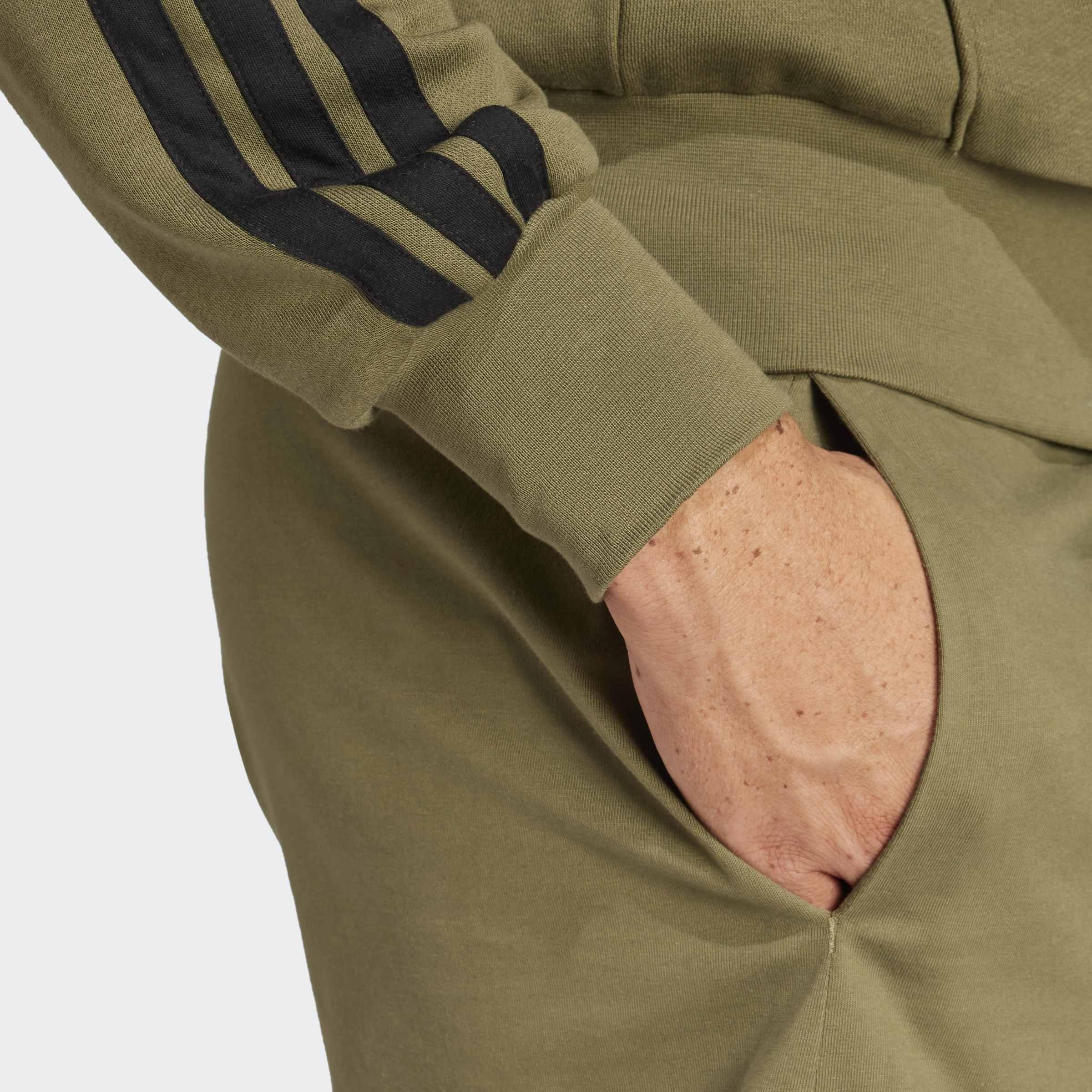 Essentials Big Logo Single Jersey Shorts, Green, A701_ONE, large image number 2