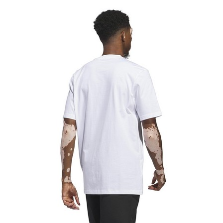 Men Blue Summer Logo Graphic T-Shirt, White, A701_ONE, large image number 1