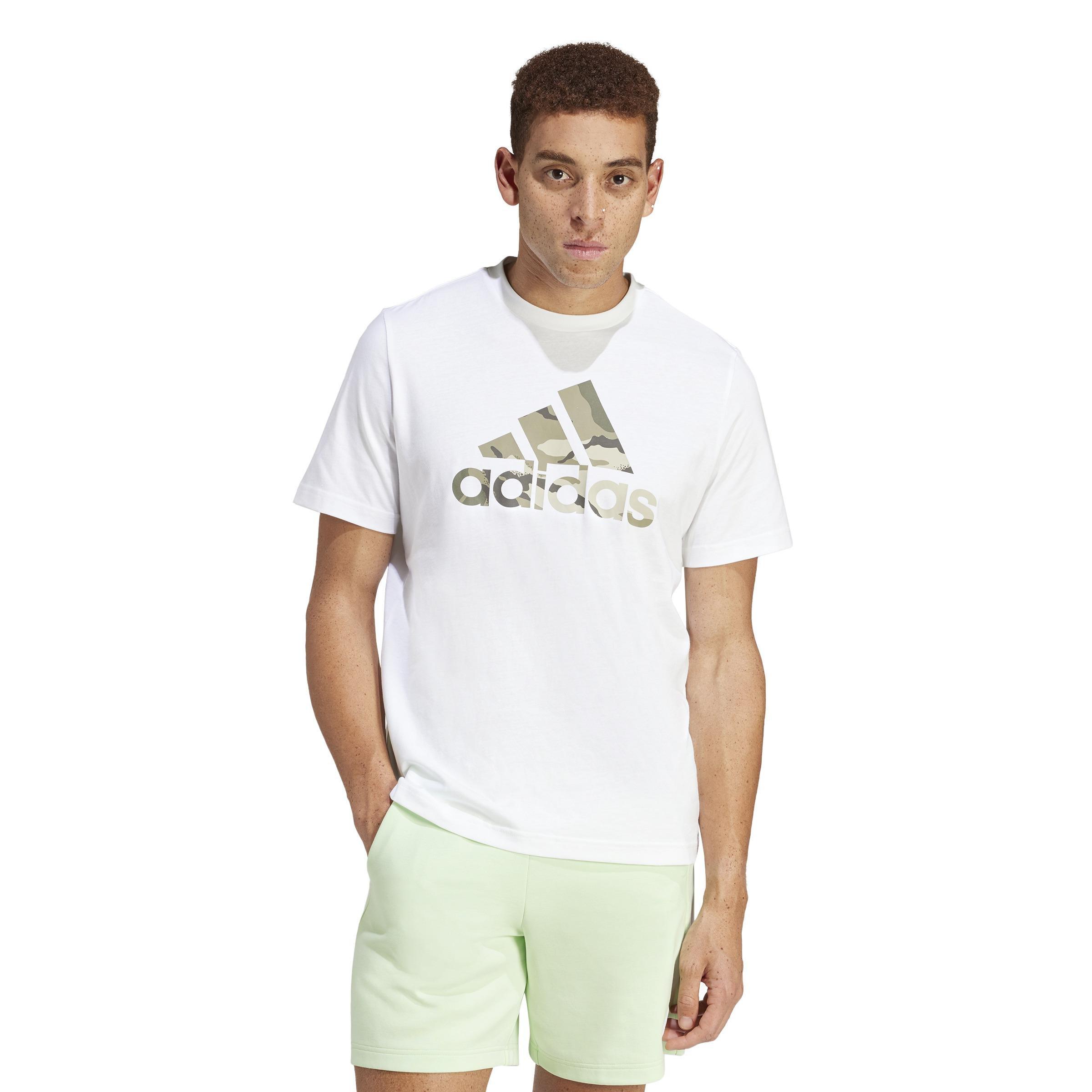 Adidas men's badge of sport best sale graphic tee