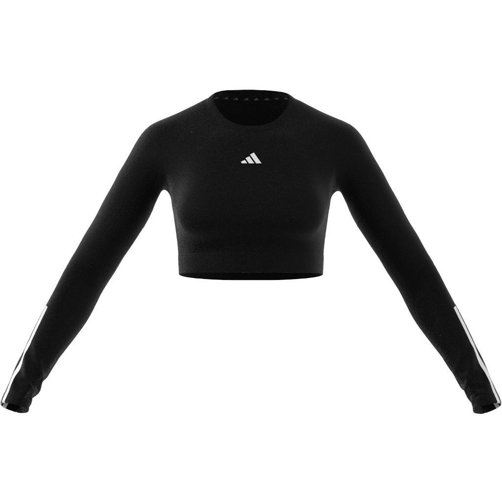 Hyperglam Training Crop Long-Sleeve Top, Multicolour, , large image number 13