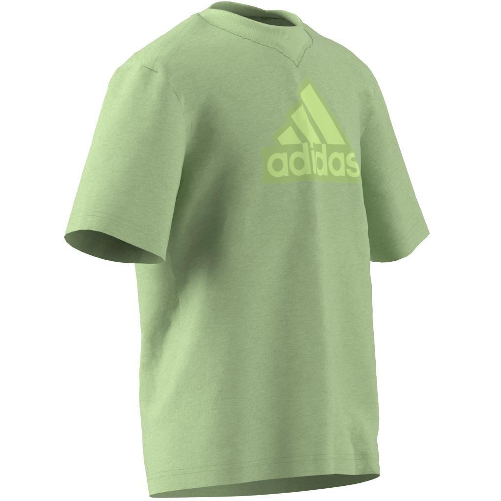 adidas - Unisex Kids Future Icons Logo Pique T-Shirt, Green