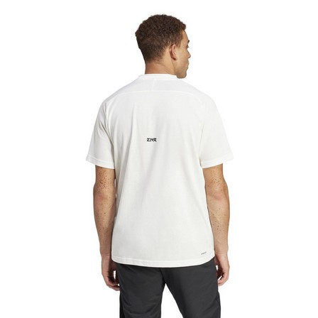 Men Z.N.E. T-Shirt, Off White, A701_ONE, large image number 3