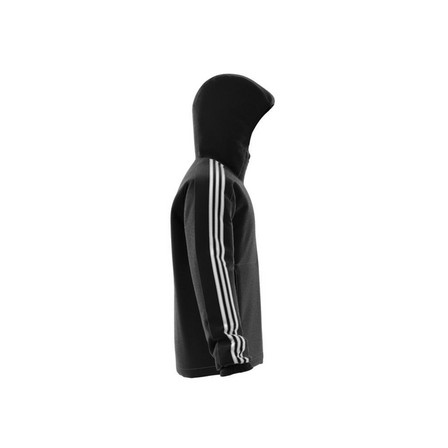 Men Essentials 3-Stripes Insulated Hooded Jacket, Black, A701_ONE, large image number 11