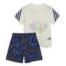 Kids Unisex Adidas X Star Wars Young Jedi Tee Set, White, A701_ONE, thumbnail image number 1