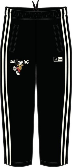 Kids Unisex Adidas X Disney Tracksuit Bottoms, Black, A701_ONE, large image number 3