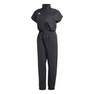 Women Tiro Woven Loose Jumpsuit, Black, A701_ONE, thumbnail image number 1