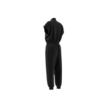 Women Tiro Woven Loose Jumpsuit, Black, A701_ONE, large image number 7