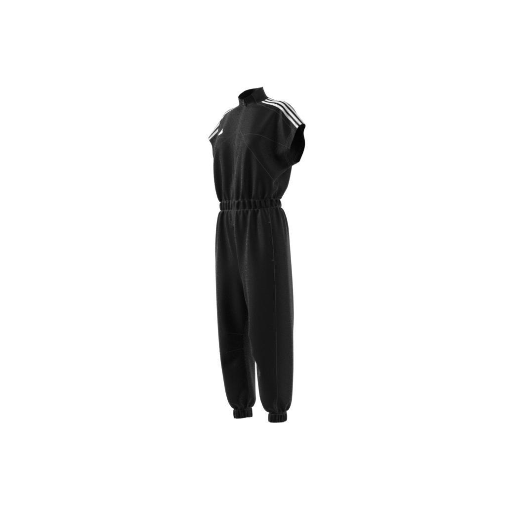 adidas - Women Tiro Woven Loose Jumpsuit, Black