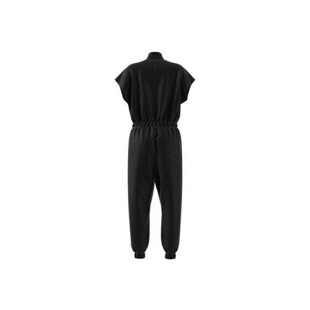 Women Tiro Woven Loose Jumpsuit, Black, A701_ONE, large image number 11