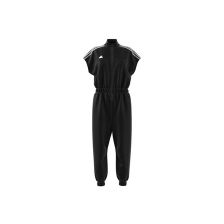 Women Tiro Woven Loose Jumpsuit, Black, A701_ONE, large image number 14