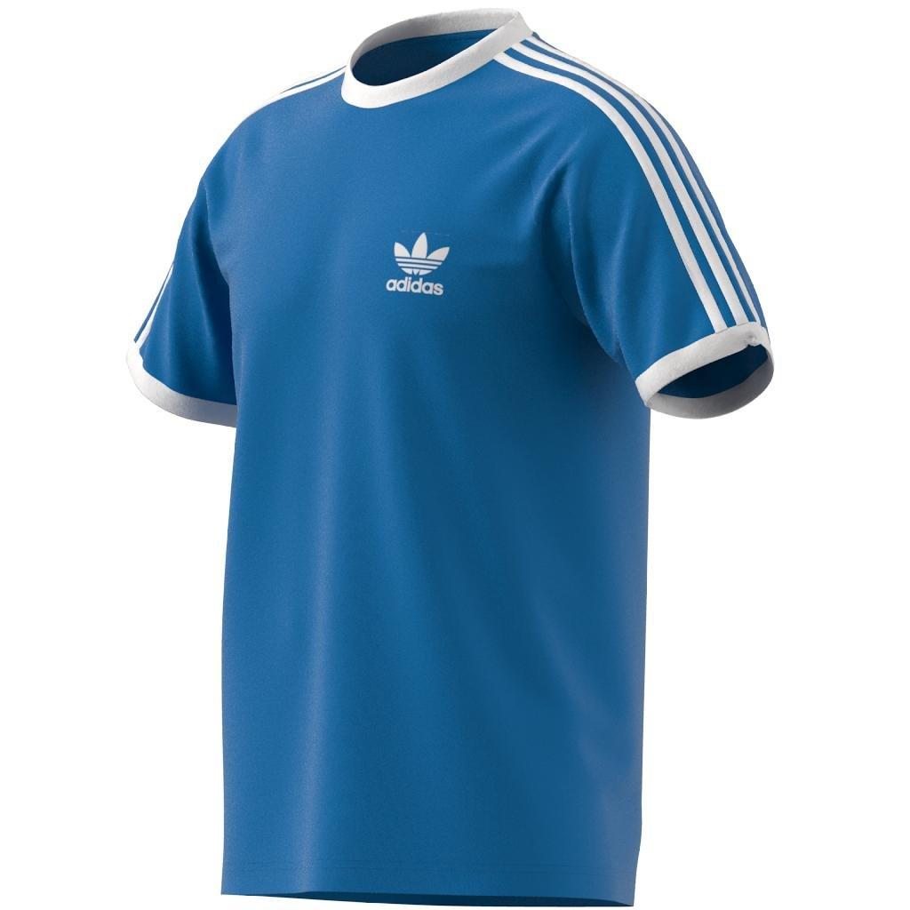 Men Adicolor Classics 3-Stripes T-Shirt, Blue, A701_ONE, large image number 7