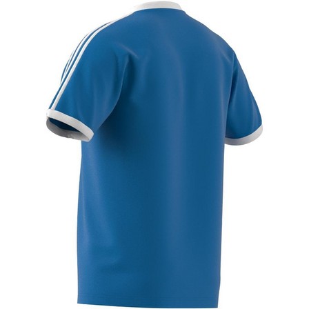 Men Adicolor Classics 3-Stripes T-Shirt, Blue, A701_ONE, large image number 10