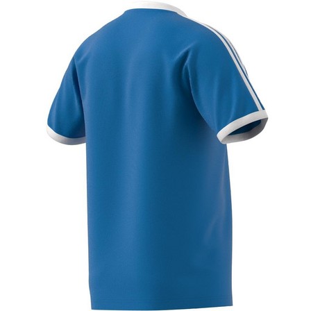 Men Adicolor Classics 3-Stripes T-Shirt, Blue, A701_ONE, large image number 11