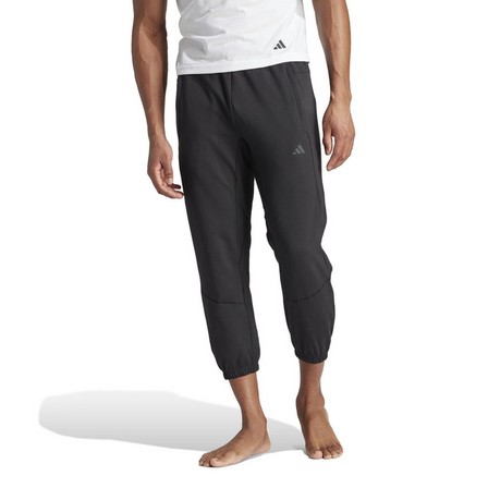 Men Designed For Training Yoga Training 7/8 Pants, Black, A701_ONE, large image number 7