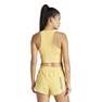Women Own The Run 3-Stripes Tank Top, Yellow, A701_ONE, thumbnail image number 3