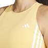 Women Own The Run 3-Stripes Tank Top, Yellow, A701_ONE, thumbnail image number 5
