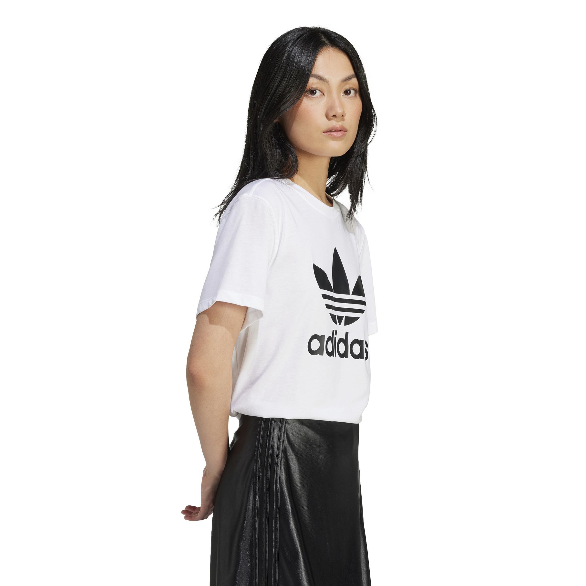 Adicolor Trefoil Boxy T-Shirt, White, , large image number 7