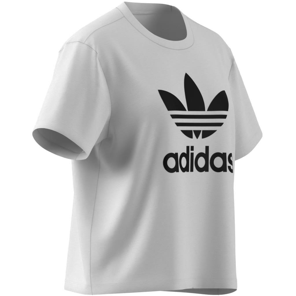 Adicolor Trefoil Boxy T-Shirt, White, , large image number 9