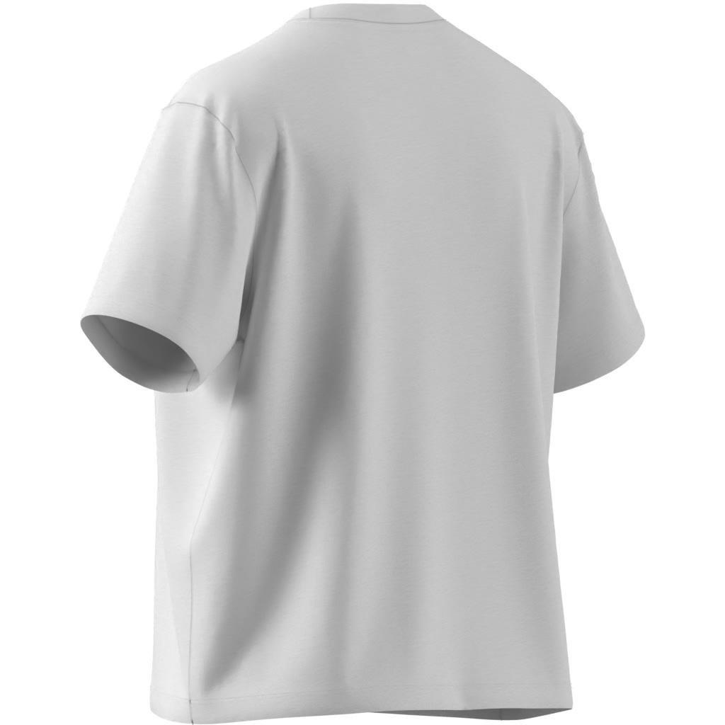 Adicolor Trefoil Boxy T-Shirt, White, A701_ONE, large image number 10