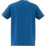 Unisex Kids Trefoil T-Shirt, Blue, A701_ONE, thumbnail image number 7