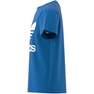 Unisex Kids Trefoil T-Shirt, Blue, A701_ONE, thumbnail image number 9