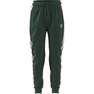 Unisex Kids Adicolor Sst Tracksuit Bottoms, Green, A701_ONE, thumbnail image number 8